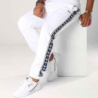 Pantalon blanc bleu fila