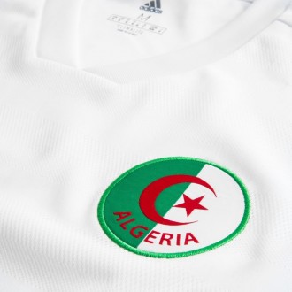 Maillot de supporter Algerie, vert clair-blanc, Taille XXL - maison-des- drapeaux.com
