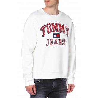 PULL TOMMY JEANS BLANC BLEU...