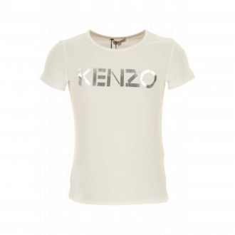 T-shirt Kenzo blanc et argenté